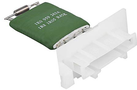 Suuonee Resistencia del Ventilador del Motor 1K0959263A Compatible con Control Climático Reemplazo Directo para Blower Heater Resistor de Alta Durabilidad
