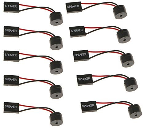 Almencla 10er Set PC Speaker Intern Mainboard Lautsprecher Computer BIOS Buzzer Board Beeper Summer