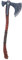 Xicks Halloween Medieval God of War Leviathan Axe Foam Cosplay Costume Party Prop 1:1 Replica God of War Black