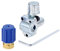 Aupoko A/C Nachrüstventil-Set, Nachrüstventil mit Staubkappen-Konverter, BPV31 Bullet Piercing Tap Valve Line Tap Valve Kit, passend für HVAC Kältemittelsystem R12 R22 R502 R134A