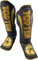 TOP TEN Schienbeinschutz „Star Light“ - Gr. M, schwarz-Gold