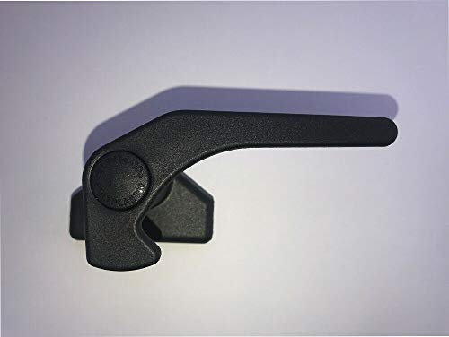 Polyplastic POLYLOCK LEVER LOCK CATCH C/W PUSH BUTTON OPERATION CARAVAN WINDOW