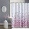 WedDecor Rideau de Douche de Salle de Bain imperméable, Anti-moisissure, résistant à la moisissure, 100% Polyester, Lavable et Facile à Nettoyer, mosaïque Rouge, 180 x 200 cm