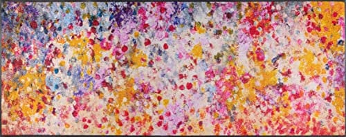 wash+dry Fußmatte Wild Summer 75x190cm, innen und außen, waschbar