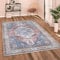 Paco Home Waschbarer Teppich Wohnzimmer Schlafzimmer Vintage Modern Orientalisch Ornament Flachgewebe Bordüre, Grösse:240x340 cm, Farbe:Bunt