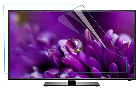 HAMIMI 40-46 Pollici Opaco Proteggi Schermo TV, Pellicola Salvaschermo per TV LCD OLED, Filtrante Anti-UV per La Protezione degli Occhi, per Monitor And Desktop Pc,Matte-42in(917X516) mm