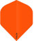 RUTHLESS RX Transparente R4X Dart-Flights, extra stark, 100 Mikron, Standard Nr. 2, Orange, 3 Sets mit 3 Flights (3XF3491)