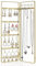 Porte Boucle D'oreille Collier- Métal Or Rose,Support Bijoux Porte Bijoux Femme,Presentoir Range Bijoux Rangement Boucle D'oreille Organisateur de Bijoux pour D'oreilles, Chaînes, Colliers, Bracelets