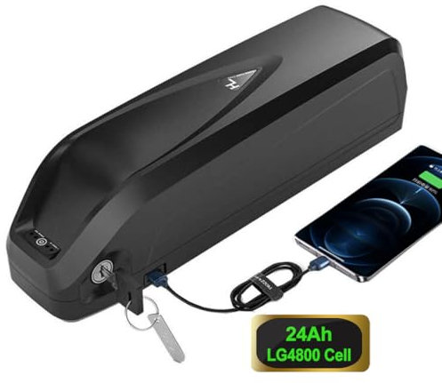 (3-7 Giorni di Arrivo) Batteia 36V 24Ah LG4800 Cell - Batteria elettrica della bici per Ebike Conversion Kit 250W 500W 36Volt 350W