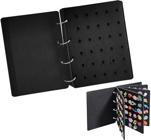 Fituenly Bijoux De Bijoux De Bijoux Livre Broche Collection De Collection 180 Boucles De Boucles De Boucles De Boucles Anneaux De Rangement Sac De Rangement Portables De Voyage De Voyage Affichage De