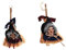 JOINPAYA Colgante De Traje De Escoba De Halloween Patio Colgante Decoración De Brujas De Halloween Férulas Para Los Dedos Halloween Decoración Árbol Escoba De Bruja La Bruja Bambú Ropa