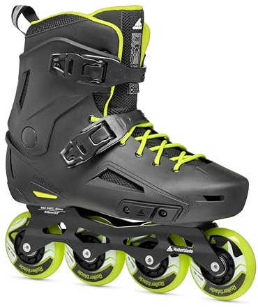 Rollerblade Lightning, Inline Skates für Männer, Urban Inliner, Schwarz/Lime