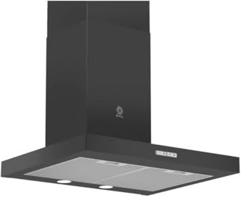 Campana Pared rectangular B 60 cm. 525 m3/h Negro
