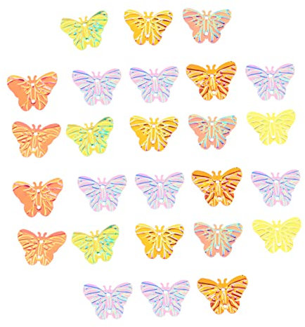 ULDIGI 100stücke Farbige Schmetterlings-konfetti Für Hochzeiten Partys Und Feiern Dekorative Streudeko Für Tischgestaltung Einladungen Und Diy-projekte