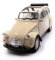 Onwomania 2CV Modellauto in Beige Cabrio offen Maßstab 1:34 (lizensiert)