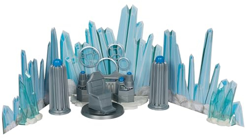 McFarlane DC Super Powers Fortress of Solitude Superman's Headquarters (Superman Movie) Toys. Figures sold separetely | DC Super Powers 4 Inch Playset Wave 11 - Fortress of Solitude