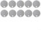 10Pcs Toilet Seat Hinge Cover, Waterproof Toilet Cover Screw Decorative Cover Anti-rust Toilet Cover Screw Cover For Bathroom(50mm)