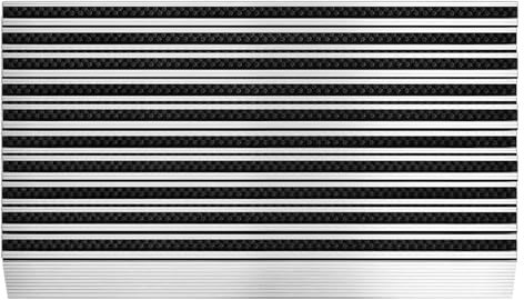 KARAT Fussabtreter Aussenbereich für innen & außen - rostfrei & wetterfest - Haustür Fußabtreter - Türmatte Eingangsmatte - Profi Brush (50 x 80 cm, Alu-Rahmen Slim)
