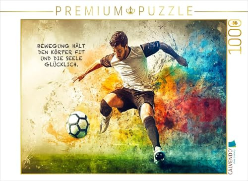 CALVENDO Puzzle EIN Motiv aus dem Kalender Fußball und Motivation | 1000 Teile Lege-Größe 64 x 48 cm Foto-Puzzle für glückliche Stunden