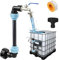IBC Tank Schwanenhals, IBC Auslaufhahn 3/4 Zoll, IBC Tank Zubehör, IBC Schwanenhals 3/4 Auslaufhahn, IBC Adapter, IBC hahn, IBC tank verbinder, für 1000L Regenwassertank, Regenfass, IBC Container