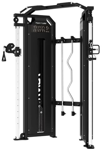 Tunturi Platinum Functional Trainer – Fitnessgerät – Ganzkörpertraining – Homegym mit 200 kg Steckgewicht – Selektorisiert – V-Serie