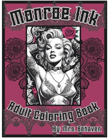 Monroe Ink Adult Coloring Book: AN ASIAN PINUP STYLE COLORING BOOK
