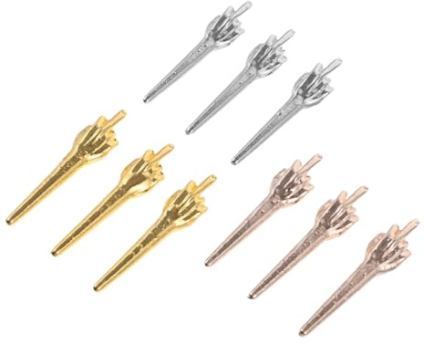 FUNOMOCYA 9 Stück Teiliges Resin Spielzubehör mit Traditionellen Robusten Scoring Pegs für Kartenspiele Kreative Tischspiel Zähler für Familie und Party