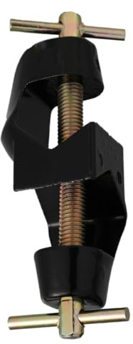 BAZEITFLOW Cross Clip Heavy Duty Clamp with Boss Head Rod for Laboratory Stand Secure Grip Clamp Fixture Rack Holder for Lab and Research Use