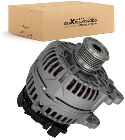 maXpeedingrods 028903028E 12V 120A Lichtmaschine für VW Polo 9N Caddy II 1995-2009 074903025J 56mm 6-Rib für VW Sharan 7M Transporter T5 1995-2010