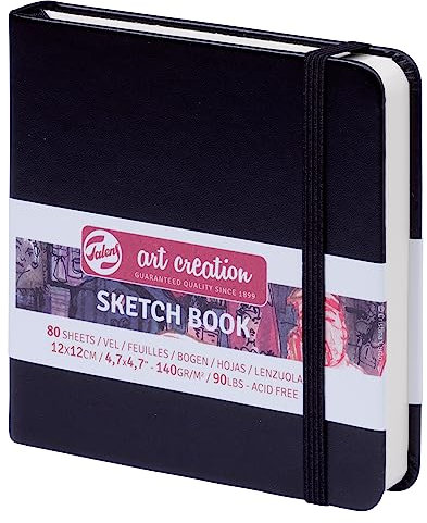 Talens Sketch Book Skizzenbuch 12x12cm, 140g/m², 80 Blatt