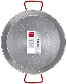 Metaltex - Paellera Acero Pulido 7 Raciones 36 cm