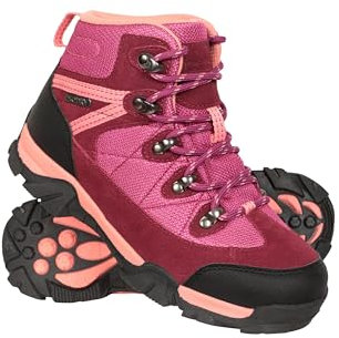 Mountain Warehouse Trail Wasserdichte Kinderstiefel Beere Kinder-Schuhgröße 34 DE