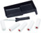 ProDec Contractor 7 Piece Foam 4 inch Mini Paint Rollers, Frame and Tray Set for Painting with Gloss and Satin Paints on Skirting Boards, Window Sills, Panel Doors, Cabinets, Metal and More, 4