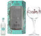 Bloom Gin Gift Set - Official Bloom London Dry Gin Set, 5cl Alcohol Miniature, Balloon Gin Glass - Bloom London Dry Flavoured Gin with Floral Citrus Botanicals - Birthday Gin Gifts for Women and Men