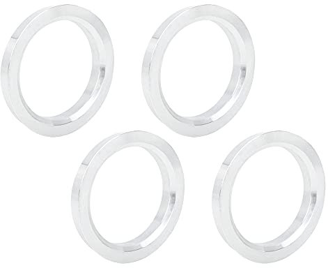 X AUTOHAUX 4 Stück 72,6 bis 57,1 mm Aluminiumlegierung Auto-Naben-Zentrierringe