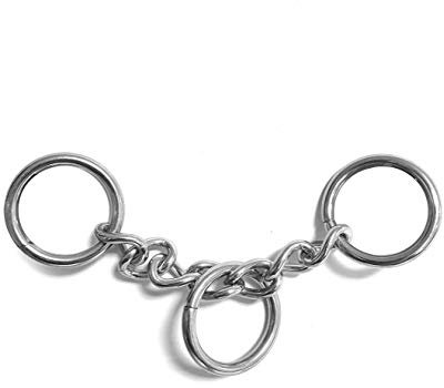 Ganzoo Zugstopp-Adapter aus Edelstahl, Durchzugs-Kette, DIY Hunde-Halsband, nichtrostend, Ideal mit Paracord 550