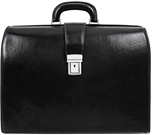Time Resistance Malette d'Avocat en Cuir Malette pour Hommes Attache Italienne Sac de Médecin