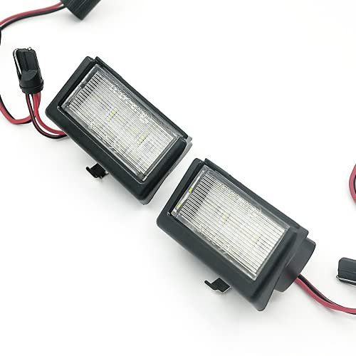 LED-Kennzeichenbeleuchtung für Benz M-Klasse (W164) ML GL-Klasse (X164) Smart Roadster 452 Auto Rücklicht Weiß Kennzeichenbeleuchtung