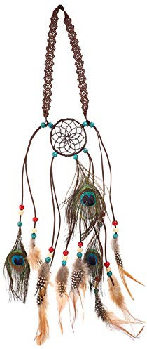 Feder Stirnband Haarschmuck Pfau Schal