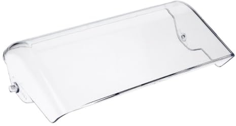 easyPART passend für smeg 766135846 Klappe für Türfach oben rechts in | Kühlschrank, Ablagefach, Türablage, Transparent, Butterfachdeckel, Klappdeckel, Absteller, Kühlschranktür, Zweigeteilt