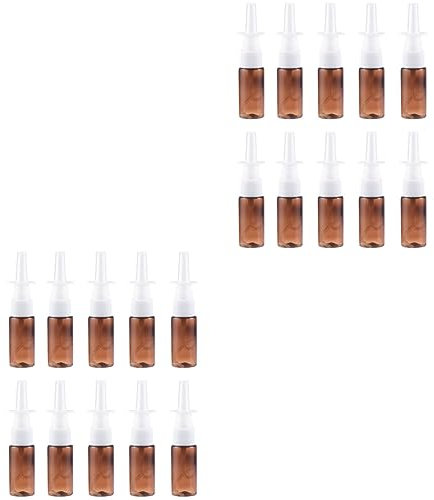 Beaupretty Nachfüllbare Mini Kunststoff-Sprühflasche 10.5X4.6X2.4Cm Wiederverwendbare Nasenspray Flasche Transparent Mit Schutzkappe Für Reisen Und Outdoor