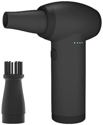 YIWENG 80000RPM Electric Air Duster Cordless BBQ Fan Air Blower for Computer Keyboard Air Mattress Outdoor Camping