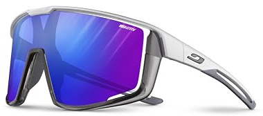Julbo Unisex Furia Sonnenbrille, Weiß/Grau (Tryearslu Matte Gray), M