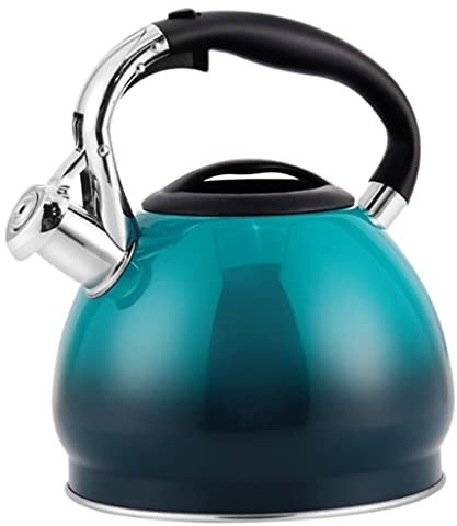 Tetera Tetera con silbido en la estufa Tetera con silbido de color degradado Tetera con silbido Tetera Tetera con silbido de acero inoxidable 304 Tetera de 3 litros Tetera superior para est