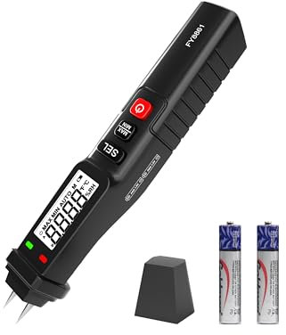Medidor de Humedad Digital, Mastfuyi Humidímetro Portátil en Forma de Bolígrafo con 2 Modos para Medir Rápidamente el Humedad de Madera, Leña, Papel, Madera Contrachapada, Paredes de Yeso