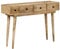 vidaXL Table Console 110x30x75 cm Bois de manguier Massif, Bout de canapé, Table Console de Couloir, Table Console de Salon, Table de Couloir