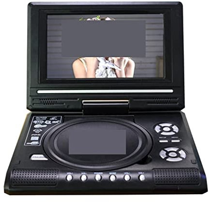 XINHAN Portable DVD Player AV Cable TV Projector Function Support USB Flash Drive SD Card Support AV-in/Out - Portable dvd