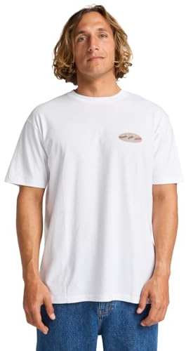 BILLABONG T-Shirt, kurzärmlig, Bleistift, Wave, Weiß, XL