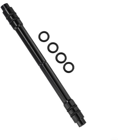 Quick Release Hub Adapter for Bikes Converts 12mm to 9mm Thru Axle, Includes Rubber Rings for Secure Fit (Black)