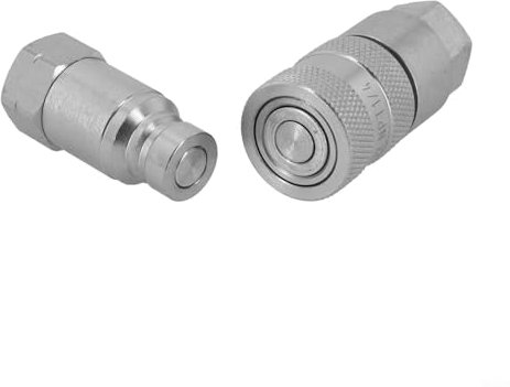 Conectores rápidos de cara plana para sistemas hidráulicos BSP acoplamientos de derrames diseñados para eficiencia (NPT 1-4 pulgadas)